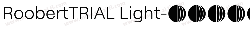 RoobertTRIAL Light字体转换